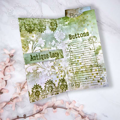 Creative Expressions Taylor Made Journals Tampons transparents pour couture 6 po x 8 po