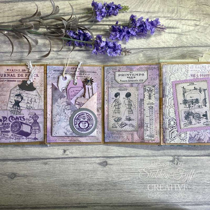 Creative Expressions Taylor Made Journals Tampons transparents pour couture 6 po x 8 po