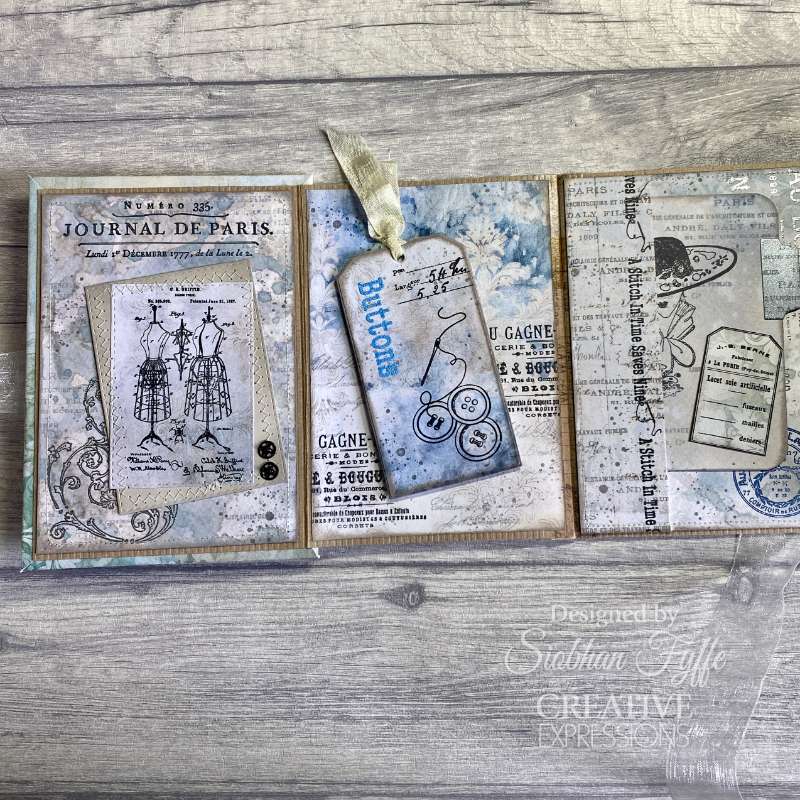 Creative Expressions Taylor Made Journals Tampons transparents pour couture 6 po x 8 po