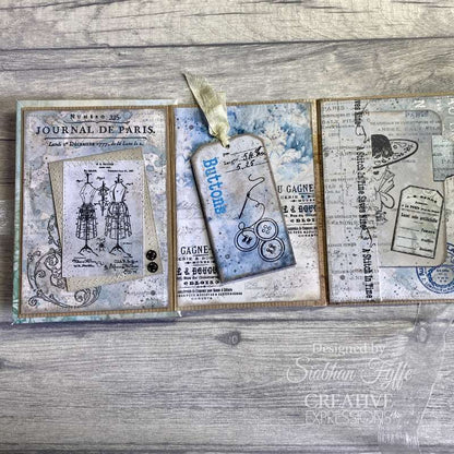 Creative Expressions Taylor Made Journals Tampons transparents pour couture 6 po x 8 po
