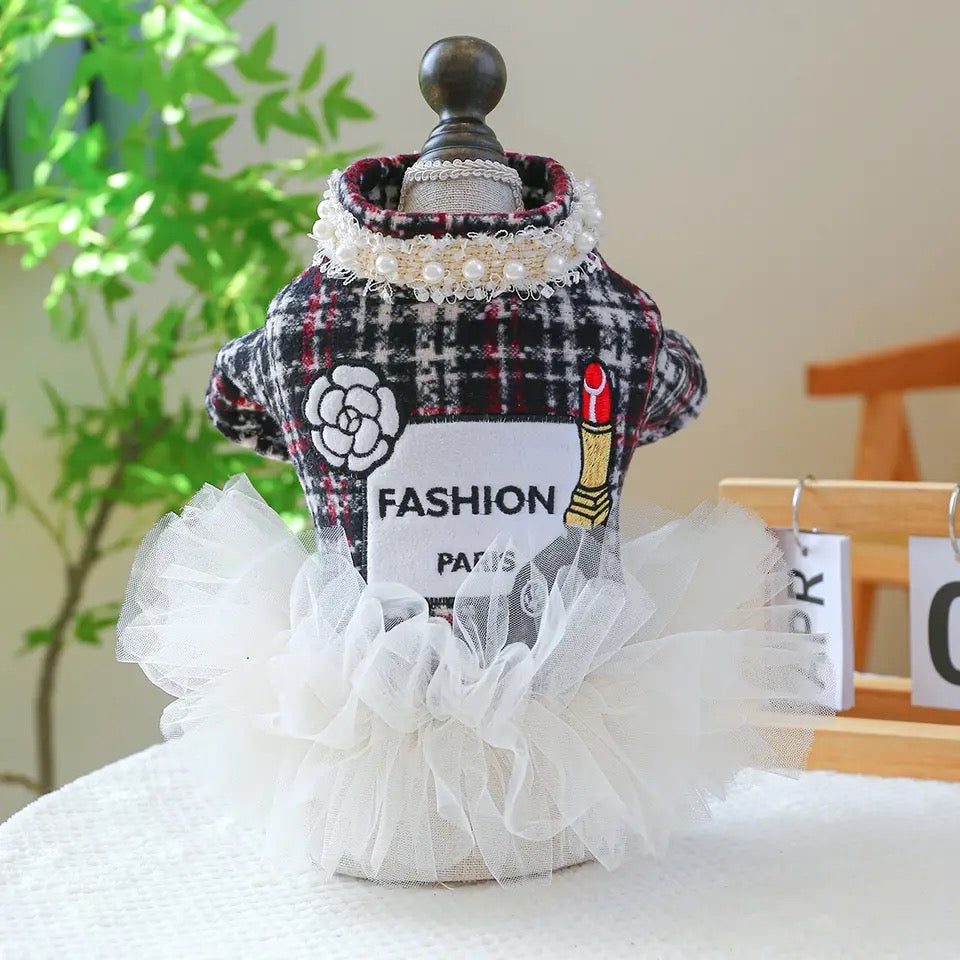 Robe tutu pour chien | Robe à la mode pour animaux de compagnie