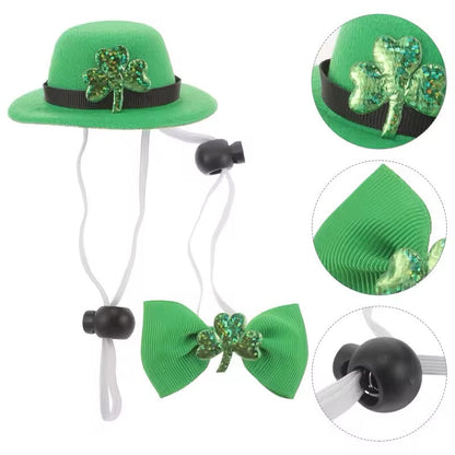 Ensemble de la Saint-Patrick – Ensemble d'accessoires de luxe festifs pour chiens