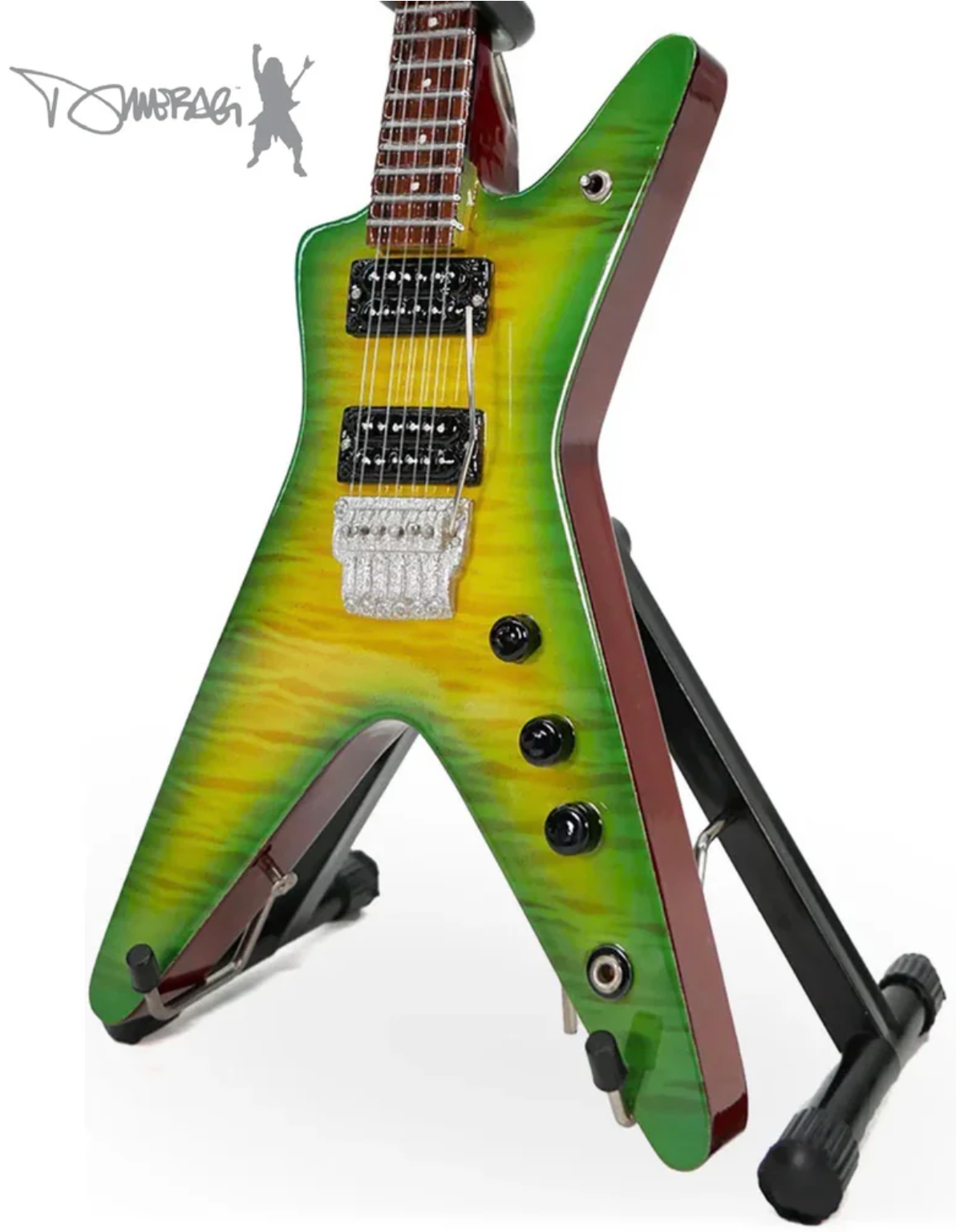 Réplique de Guitare Miniature Dimebag Darrell Signature Slime Dime