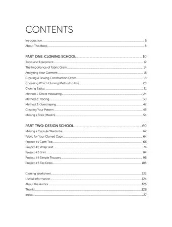Clone Your Clothes Book
