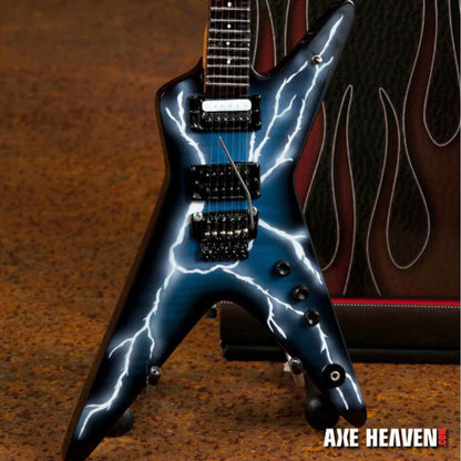 Réplique miniature de guitare Dimebag Darrell Signature Lightning Bolt - Sous licence officielle