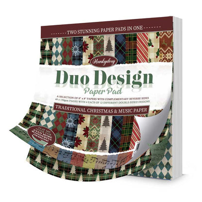 Blocs de papier Duo Design – Noël traditionnel et musique