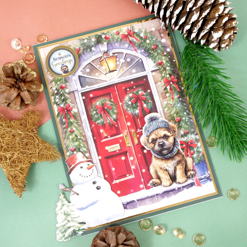 Feuille de Découpage Border Terrier et Teckel
