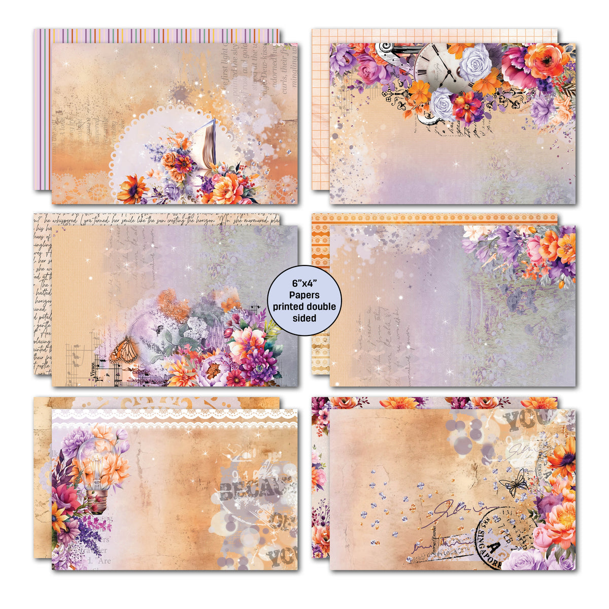 Pack de cartes 3Quarter Designs Dawns Glow 6x4