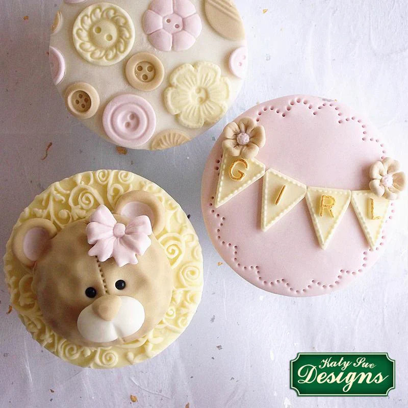 Bunting Alphabet Silicone Mould