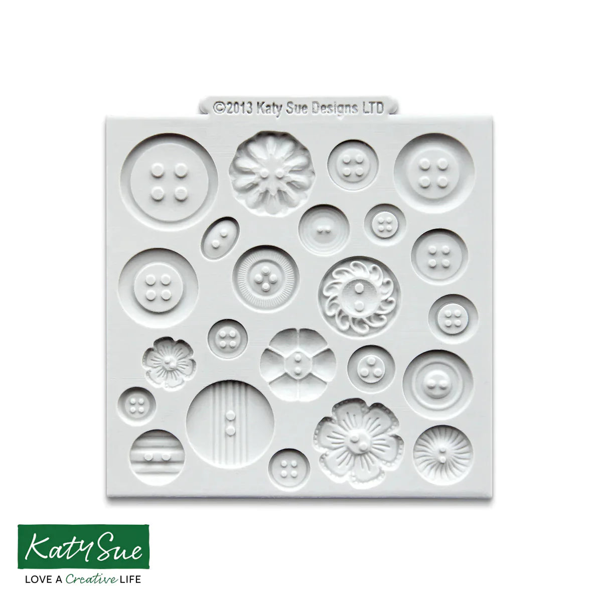 Moule en silicone pour boutons