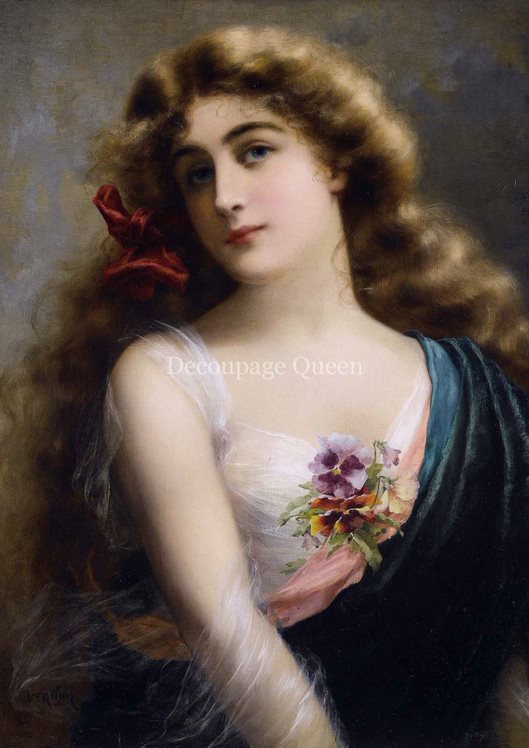 Emile Vernon Beauté d'Automne Papier de Riz A4 - 5 Feuilles