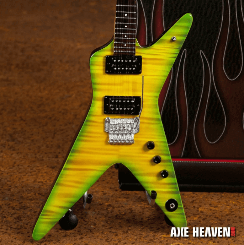 Réplique de Guitare Miniature Dimebag Darrell Signature Slime Dime