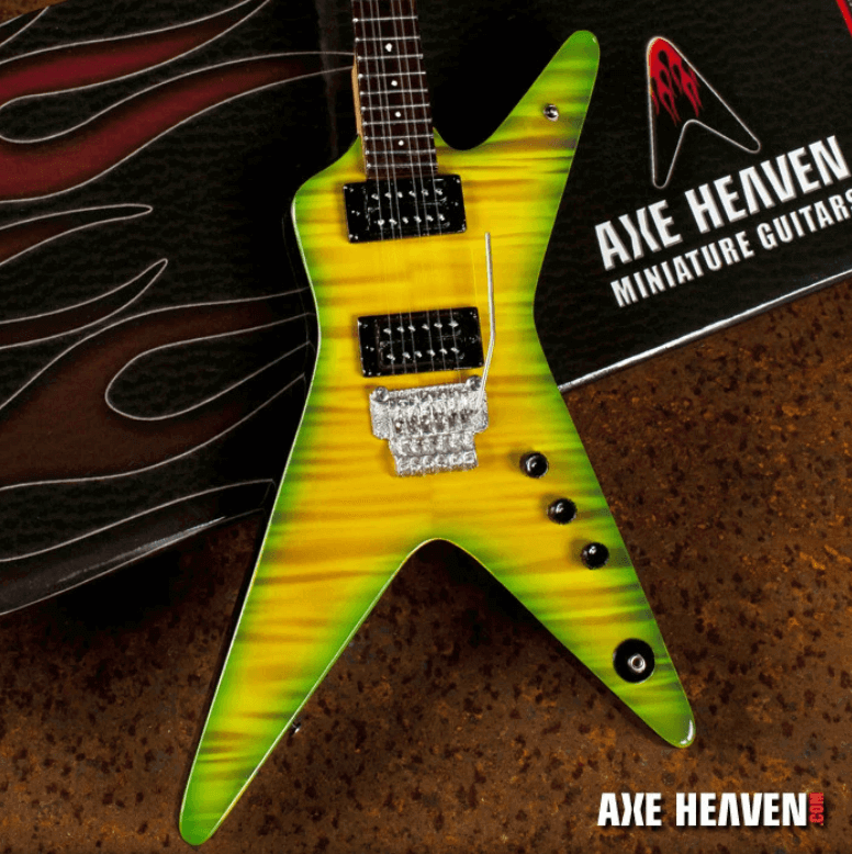 Réplique de Guitare Miniature Dimebag Darrell Signature Slime Dime