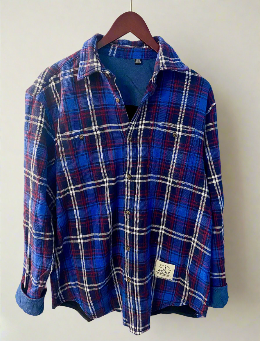 Chemise en flanelle style rockeur vintage The Doors
