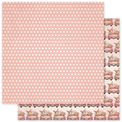 Bloc de papiers « Motifs de Pâques » 6x6 (15,2x15,2 cm) – Réf. 34158