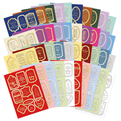 Livre essentiel de sentiments pour étiquettes cadeaux