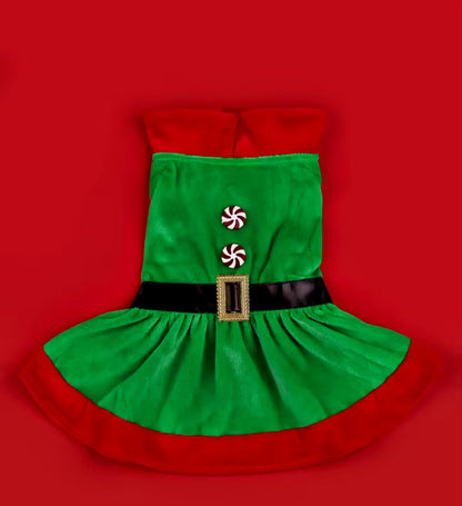 Christmas Dog Dress – Festive Holiday Dress for Dogs