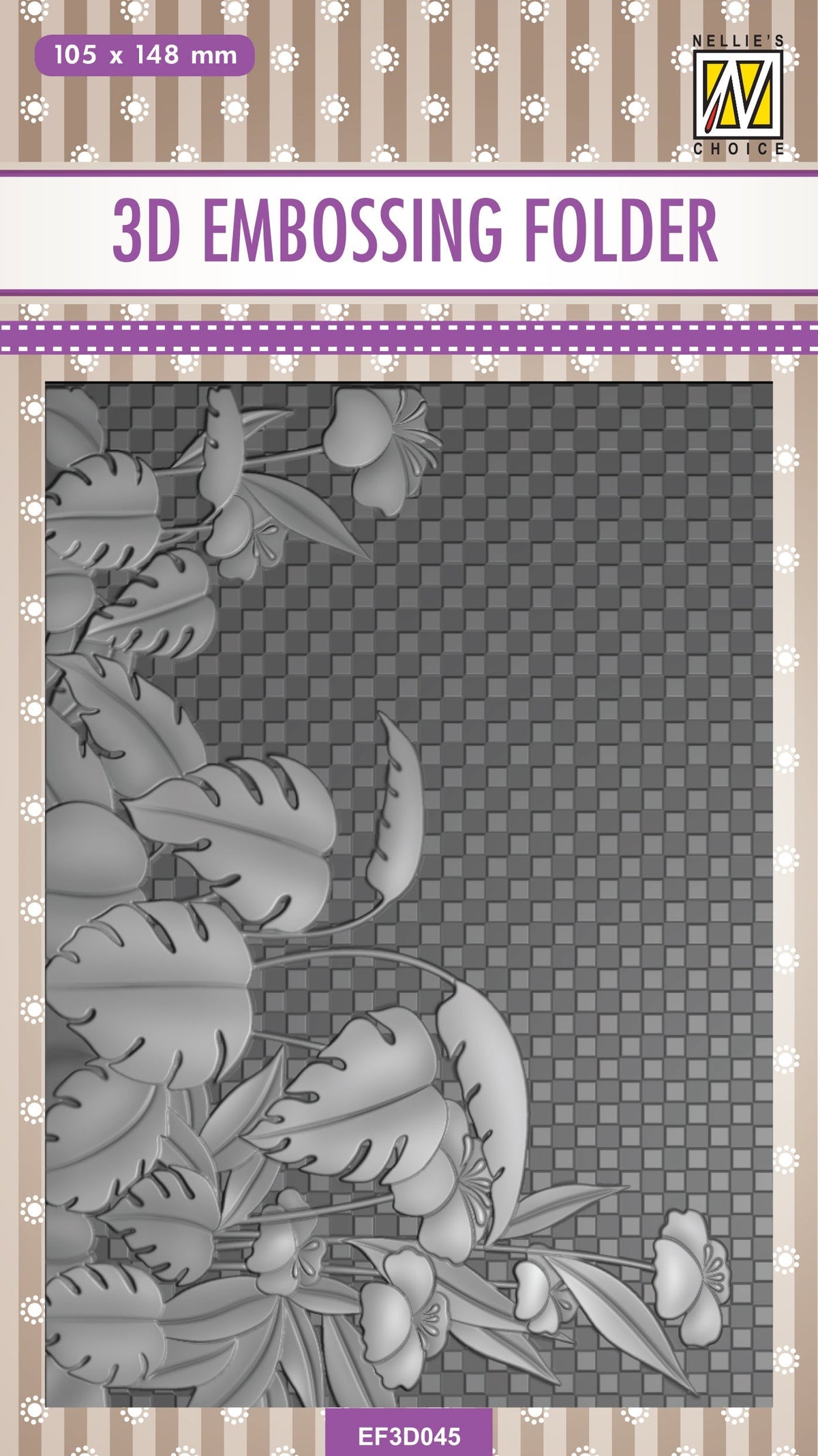 Dossier de gaufrage 3D Nellie's Choice - Monstera Deliciosa