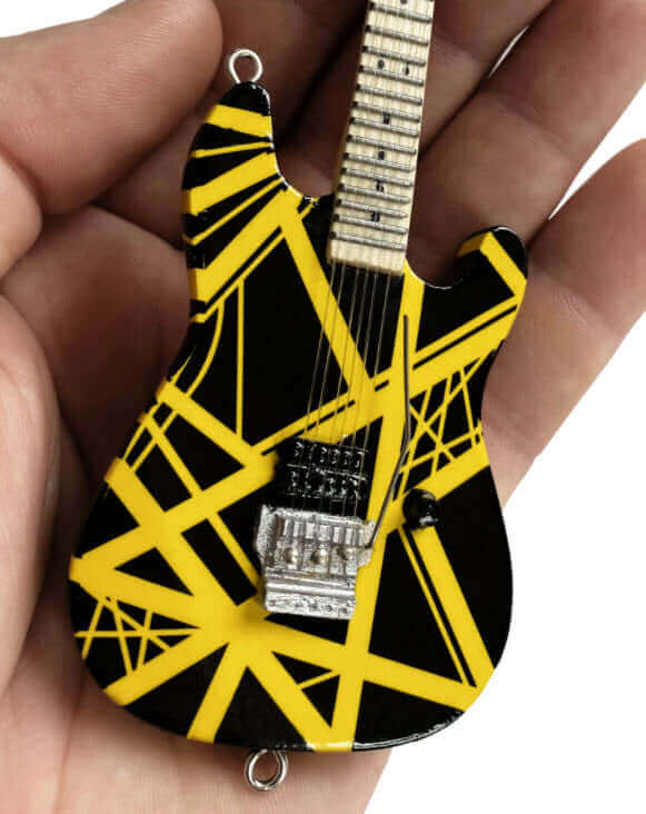 Décoration de Noël Guitare EVH Bumblebee - 15 cm