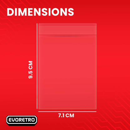 Large Card Sleeves – Fits Thick Cards Up to 180pt (Pack of 100)