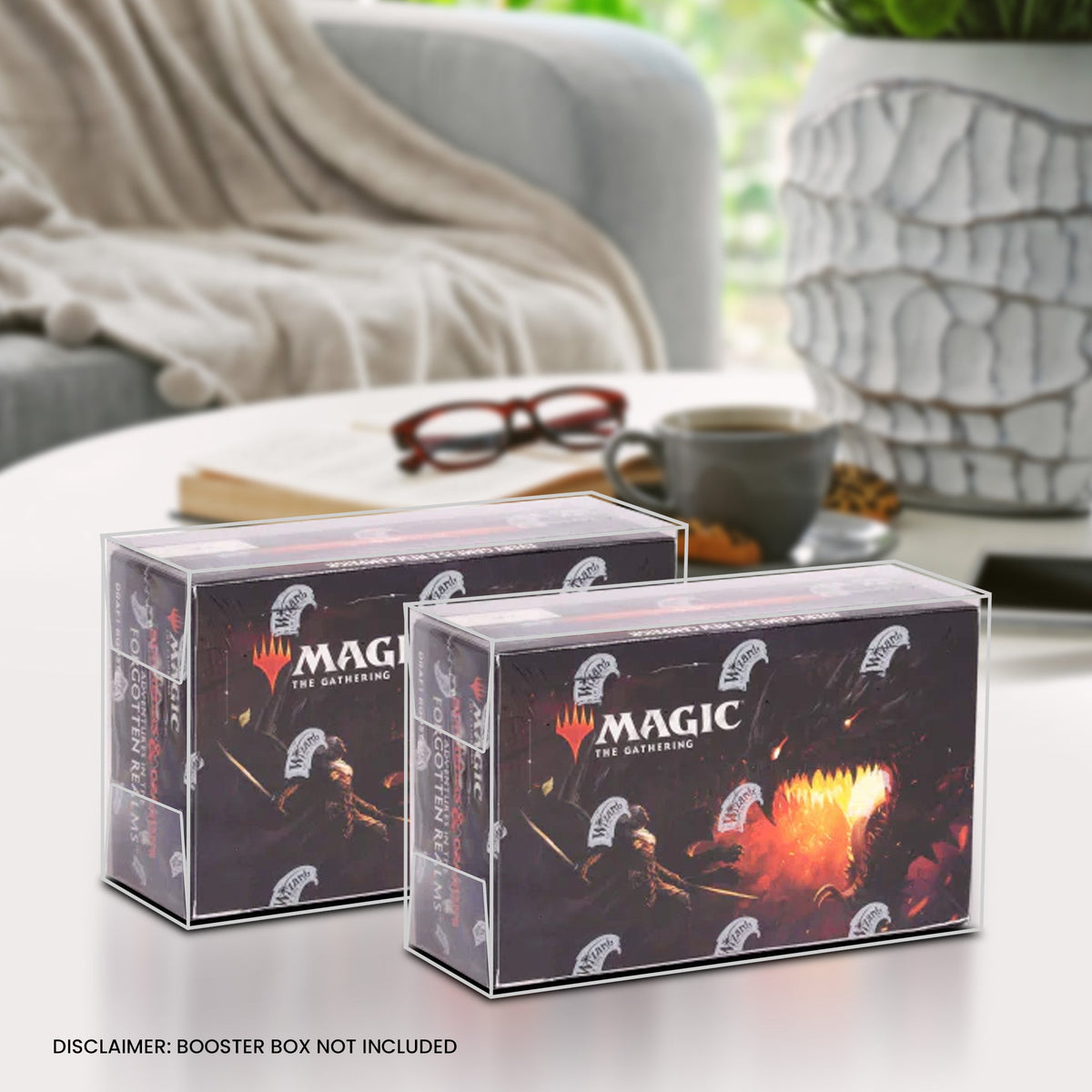 Boîte de boosters de draft Magic The Gathering Adventures in The Forgotten Realms - Protection EVORETRO PET 0,35 mm - Lot de 1