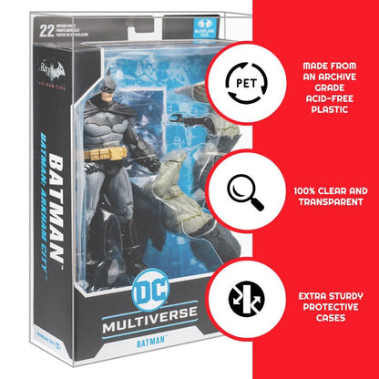 DC Multiverse McFarlane Toys 7" EVORETRO PET Étui pour figurine articulée - Lot de 10