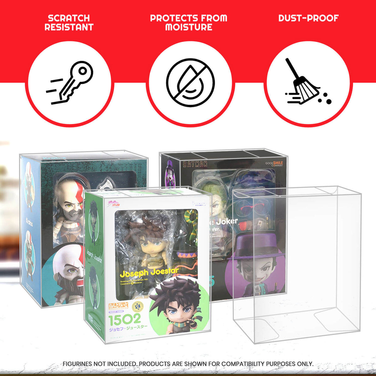 EVORETRO Protective Case for Nendoroid Acid-Free PET Protector
