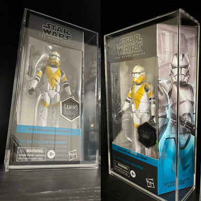 Boîtier en acrylique pour figurines Hasbro Star Wars Black Series de 6" - Lot de 2