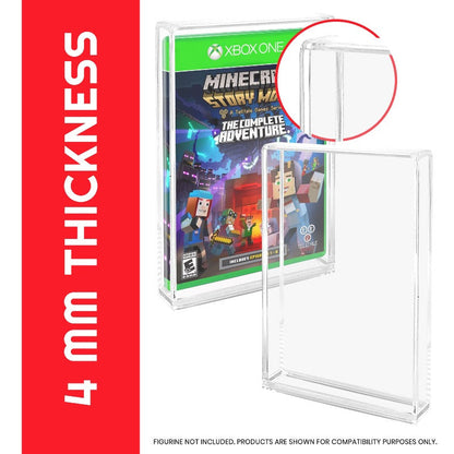 EVORETRO Protection en acrylique pour boîtes de jeux vidéo Sony PS3 PS4, Blu-Ray, XBOX1 - Lot de 2