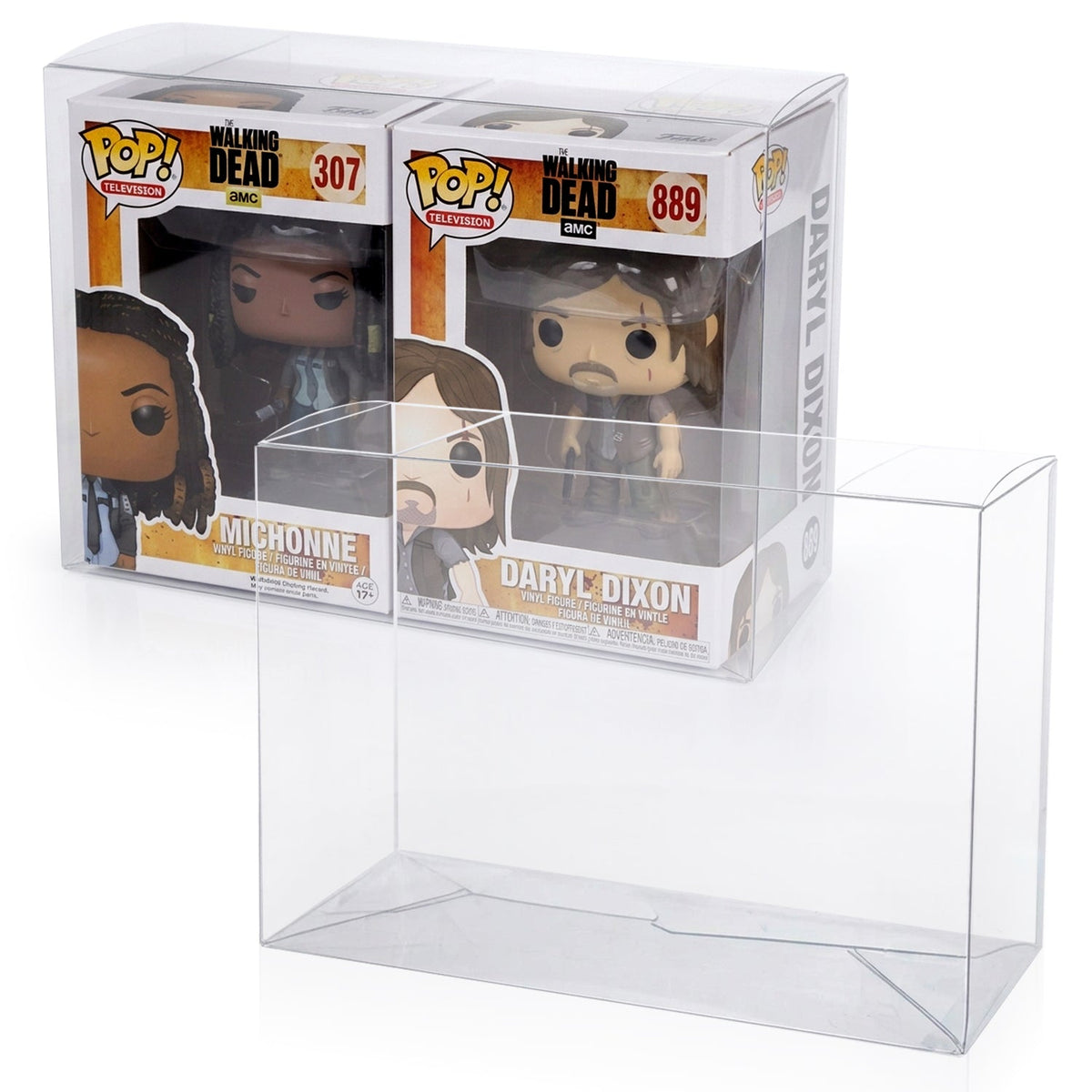 Funko Pop 2 Single Pop Wonderwoman EVORETRO PET Protector 0.35MM