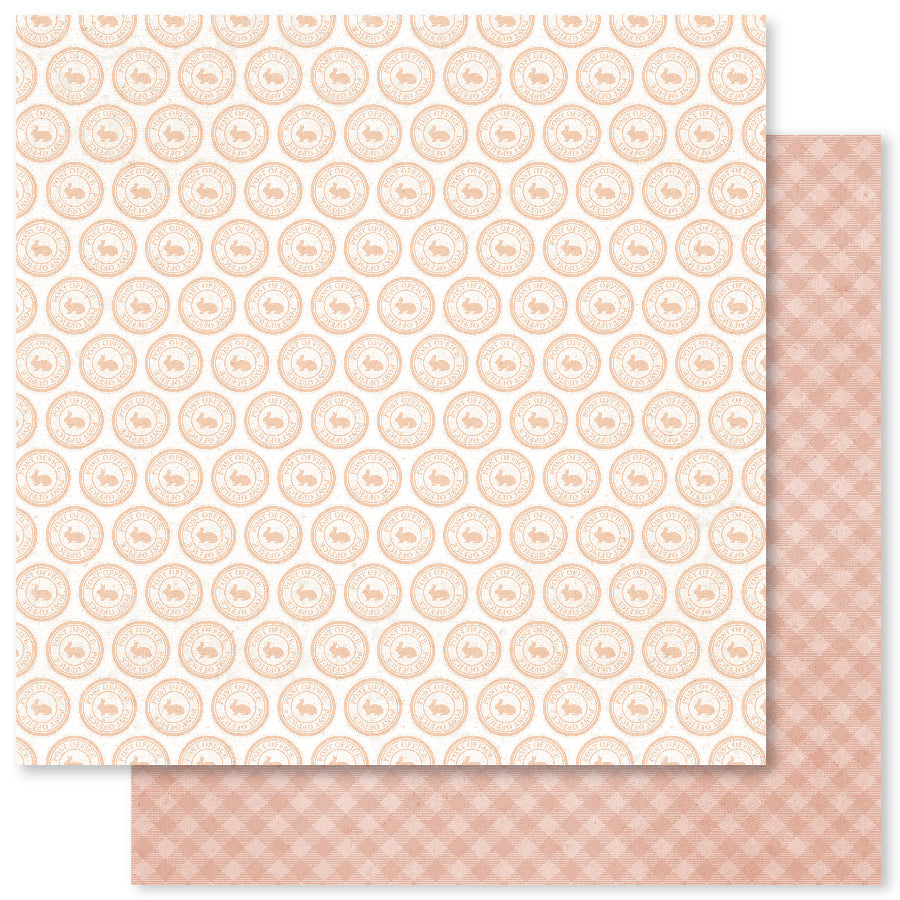 Pack de 12 papiers 30,5 x 30,5 cm « Easter Village Basics C » 34050