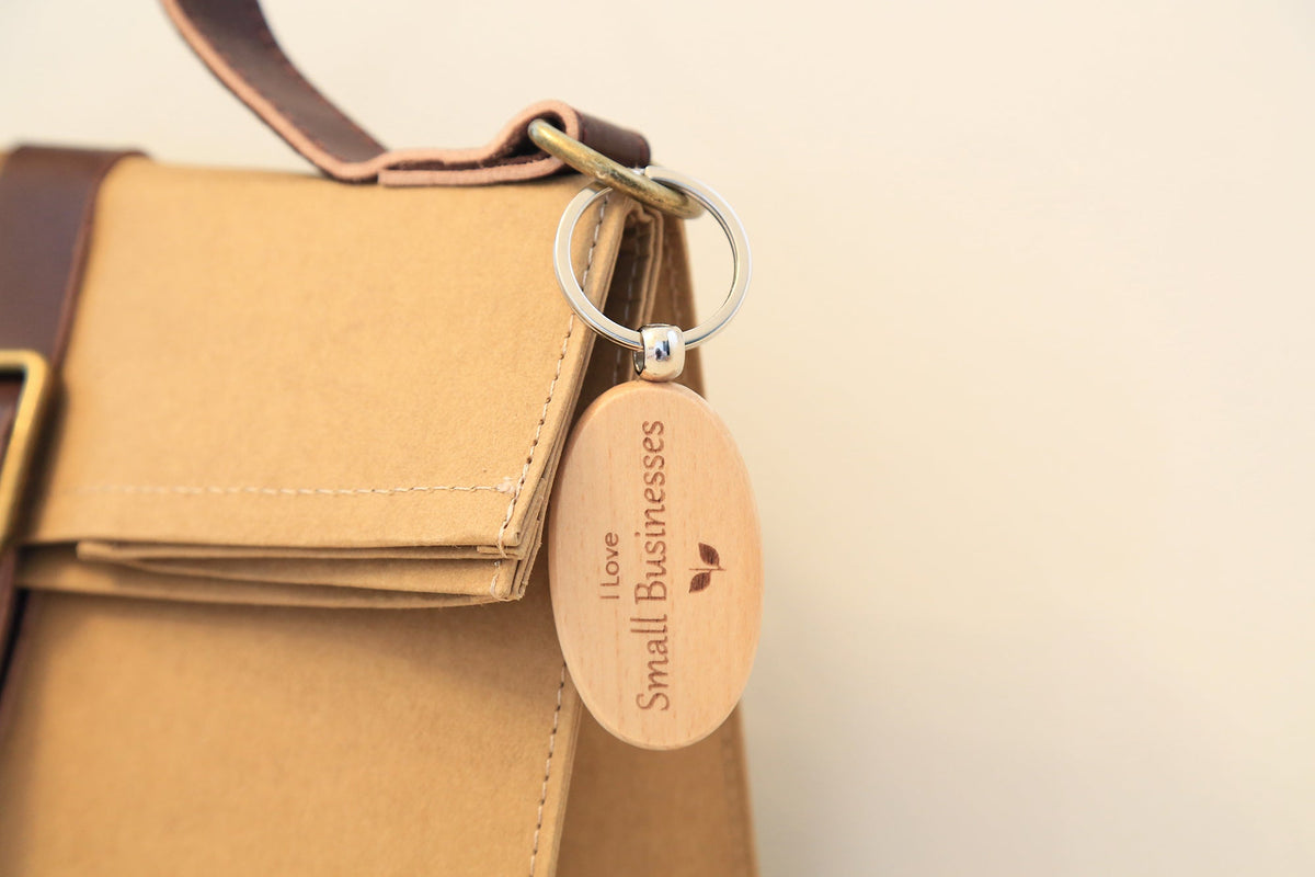 Porte-clés « J'adore les petites entreprises »