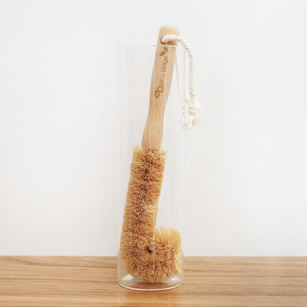 Brosse-bouteille en fibre de coco naturelle
