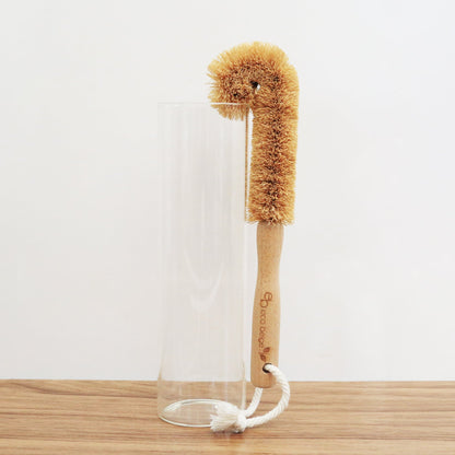 Brosse-bouteille en fibre de coco naturelle