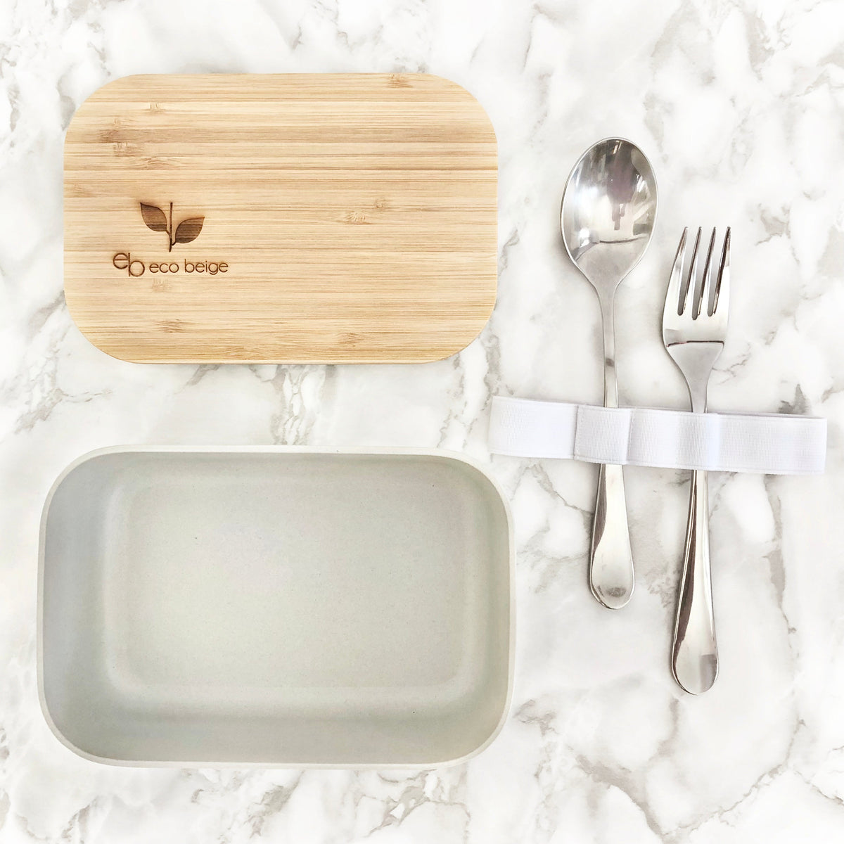 Boîte à déjeuner en bambou naturel