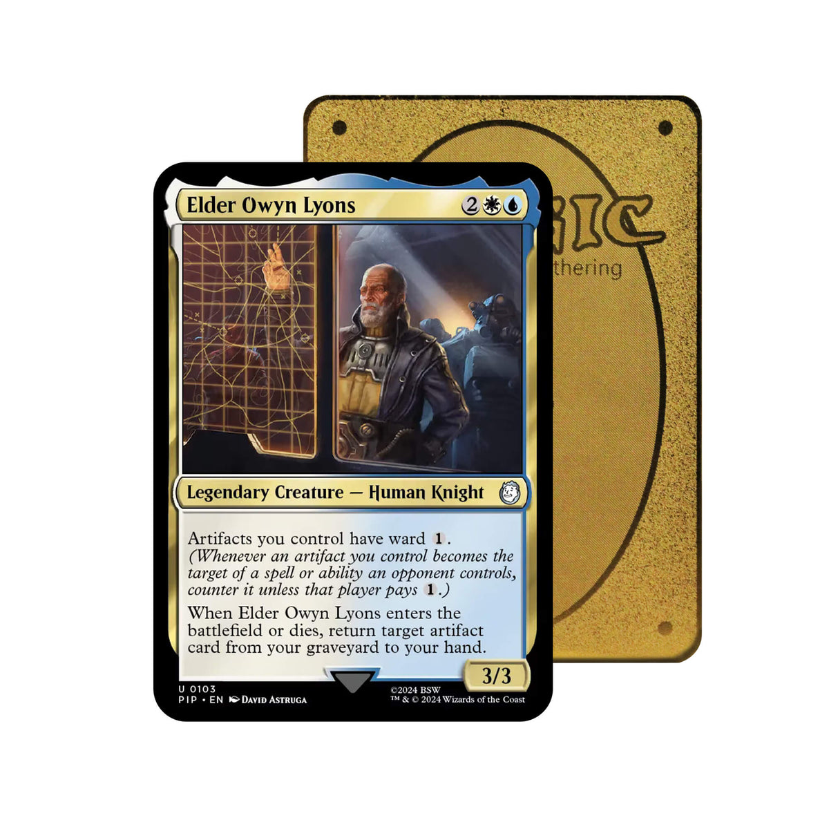 Elder Owyn Lyons Metal Orica Card