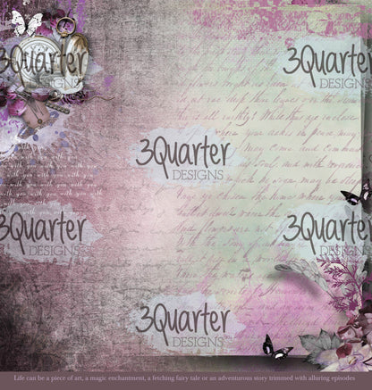 3Quarter Designs - Améthyste Enchantée - Collection de Scrapbooking