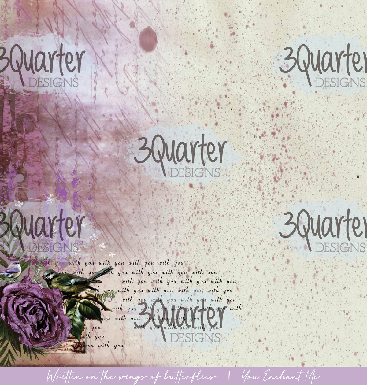 3Quarter Designs - Améthyste Enchantée - Collection de Scrapbooking