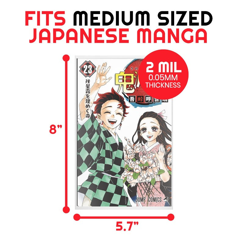 Resealable Bags for Digest, Manga comic