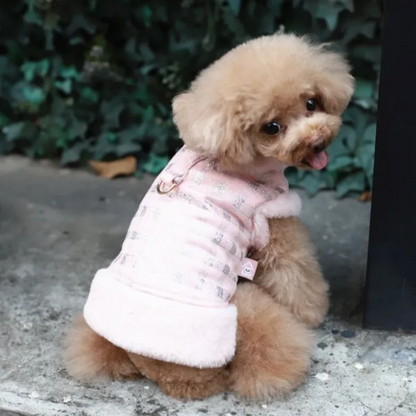 Sienna Fleece Harness Dog Coat | Warm Dog Coat with Built-In Harness