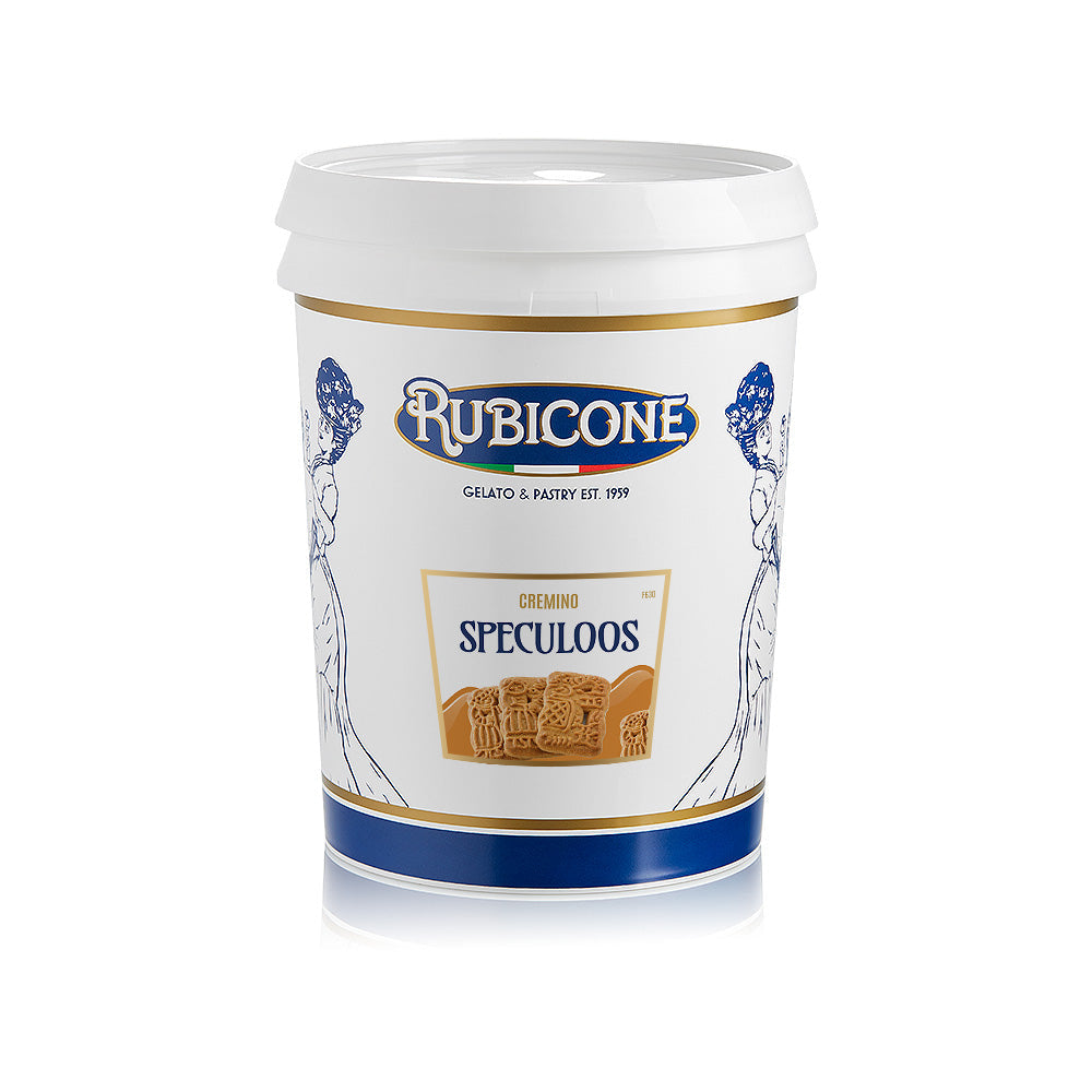 Cookie Butter Spreadable Filling Cream - Cremino Speculoos - 5 KG Bucket - Rubicone Canada - Ships Free Within Canada on Orders Above CAD $199