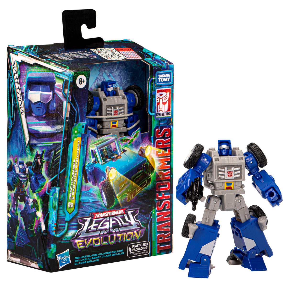 Transformers Legacy Evolution Deluxe Beachcomber et Perroquet du Paradis - Réédition