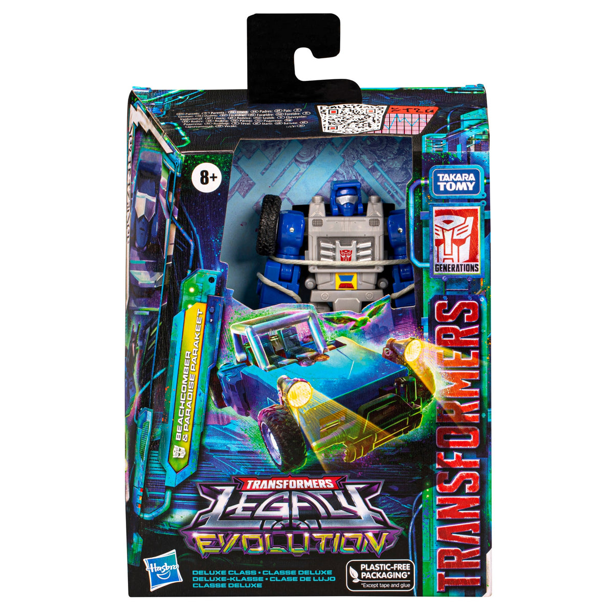 Transformers Legacy Evolution Deluxe Beachcomber et Perroquet du Paradis - Réédition