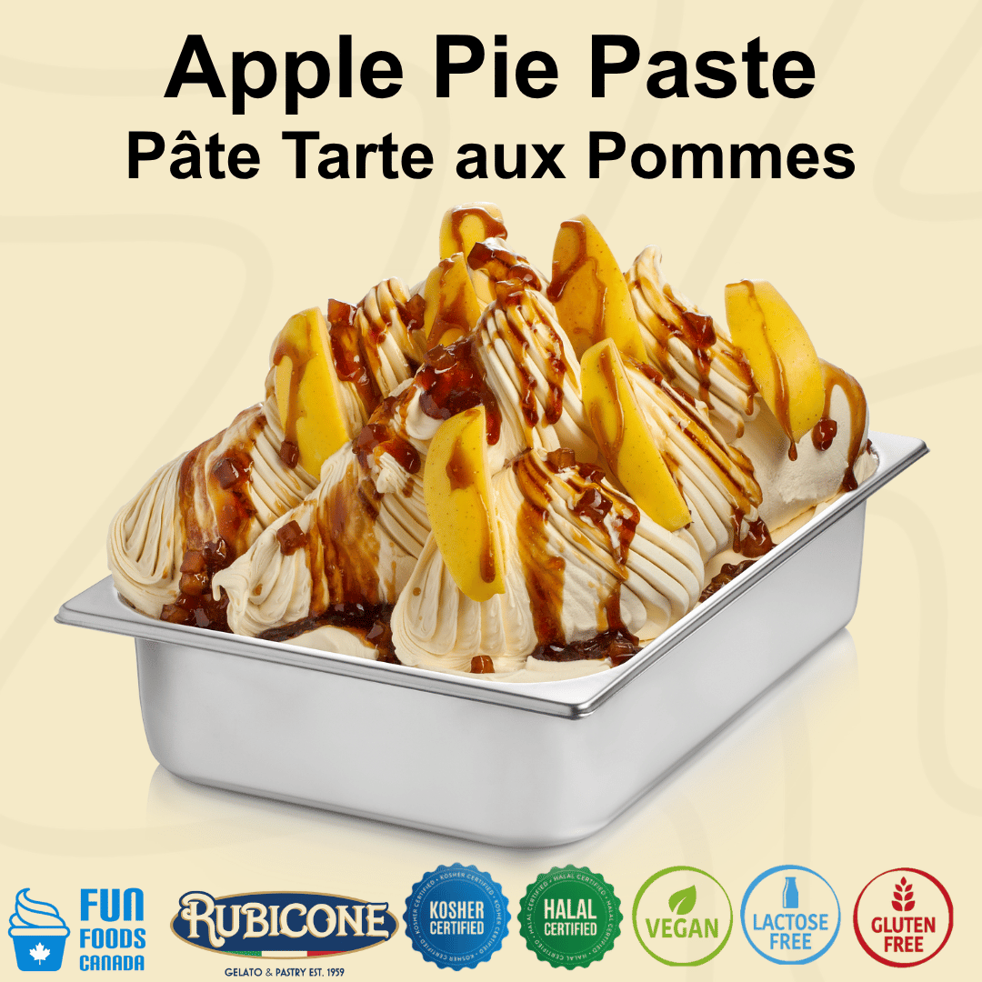 Apple Pie Paste - Gelato Pastes - 3 KG Bucket - Rubicone Canada - Ships Free Within Canada on Orders Above CAD $199
