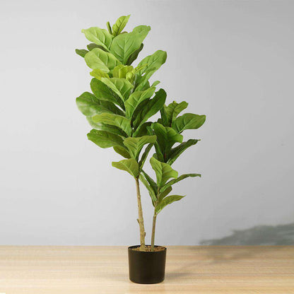 Fafa Plante artificielle en pot Ficus lyrata (Plusieurs tailles)