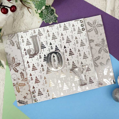 Blancs de carte A5 festifs, avec feuille métallique