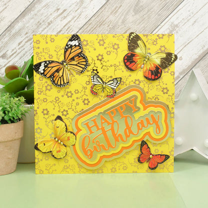 Cartes vierges à motif métallisé Essential - Sélection 15 x 15 cm