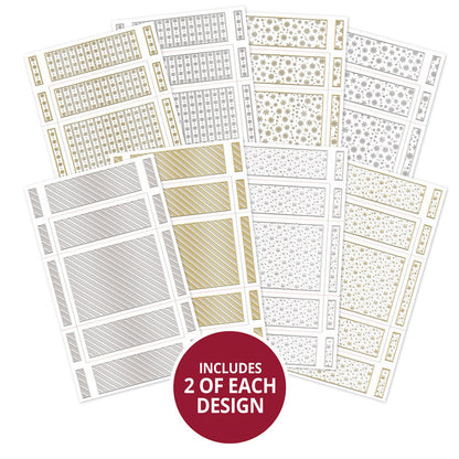 Cartes cinétiques avec motifs festifs dorés – Sélection Ink Me!