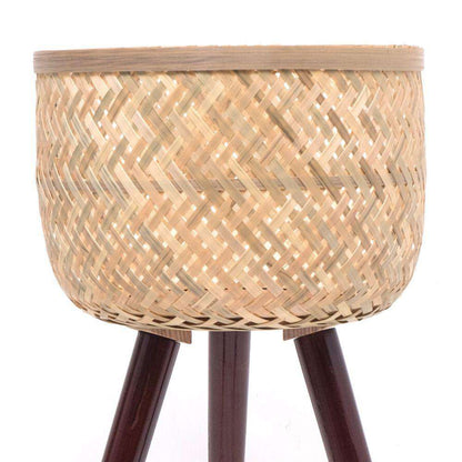 Jardinière Flar en bambou sur pied en bois