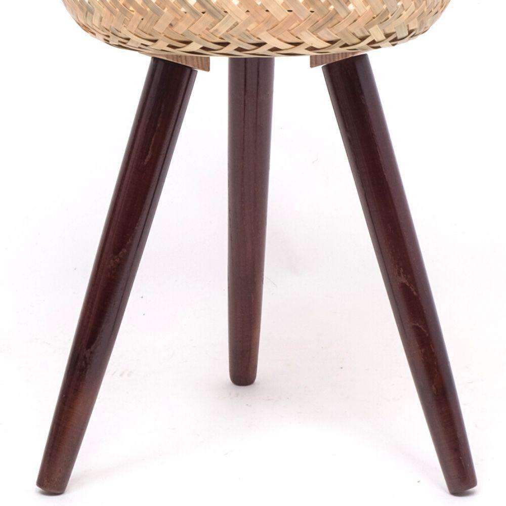 Jardinière Flar en bambou sur pied en bois